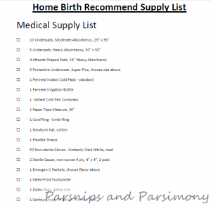 Home Birth Essentials: Must-Have Supplies and Tips